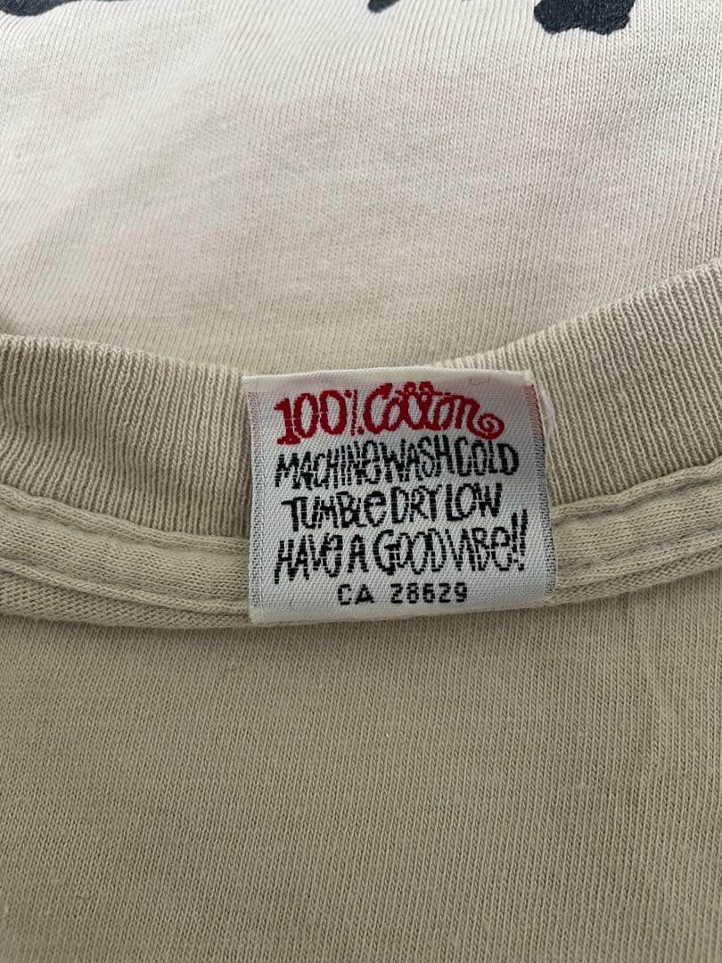 90s 白タグ OLD STUSSY スカルサーフ Tシャツ シングル USA製
