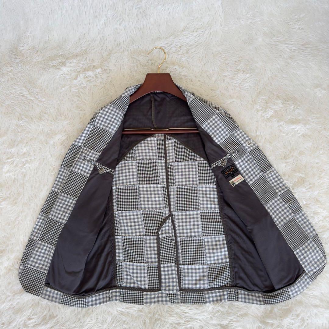 BEAMS PLUS✨India Madras ジャケット×ベスト　パッチワーク