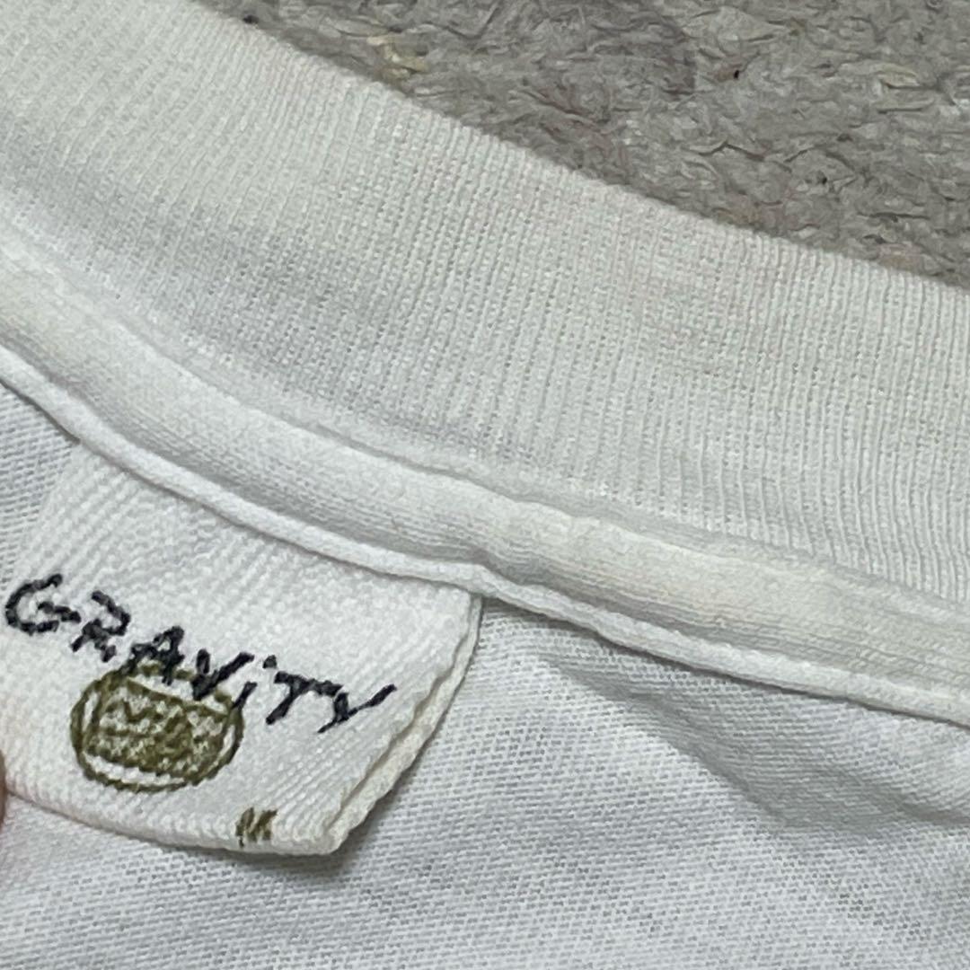 vintage Tシャツ シングルステッチ アップルプリント 古着
