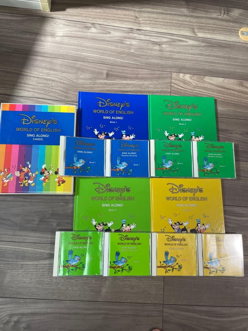 ディズニー　英語　シングアロング　CD カード　絵本