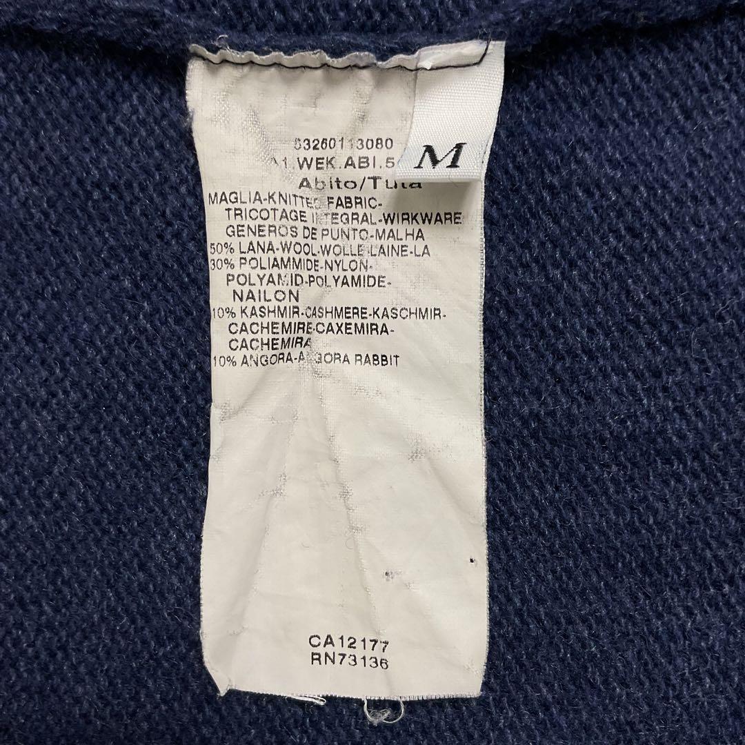 【ゾウすき】Max Mara　カシミヤ混　ケーブルニットワンピース　M