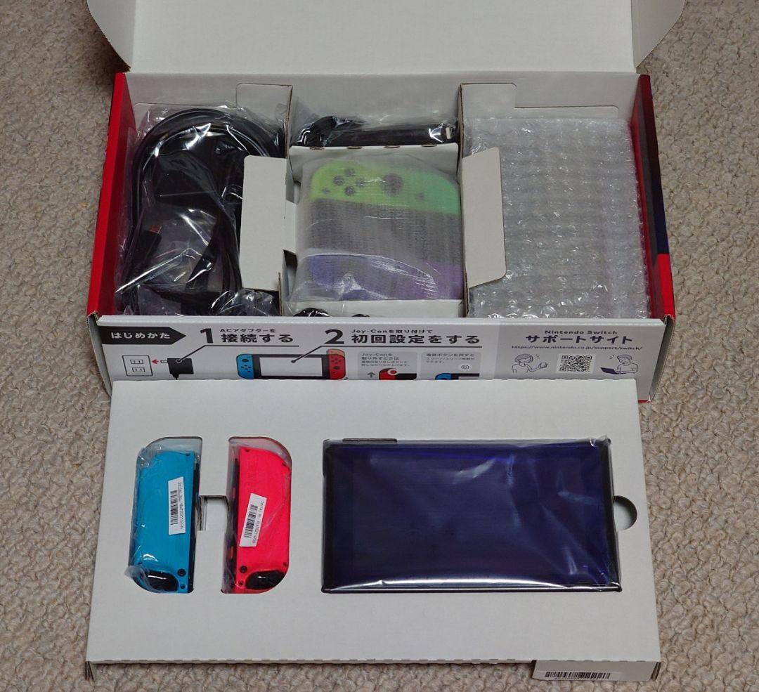 Nintendo Switch ネオンピンク/ブルー 本体 付属品 ジャンク