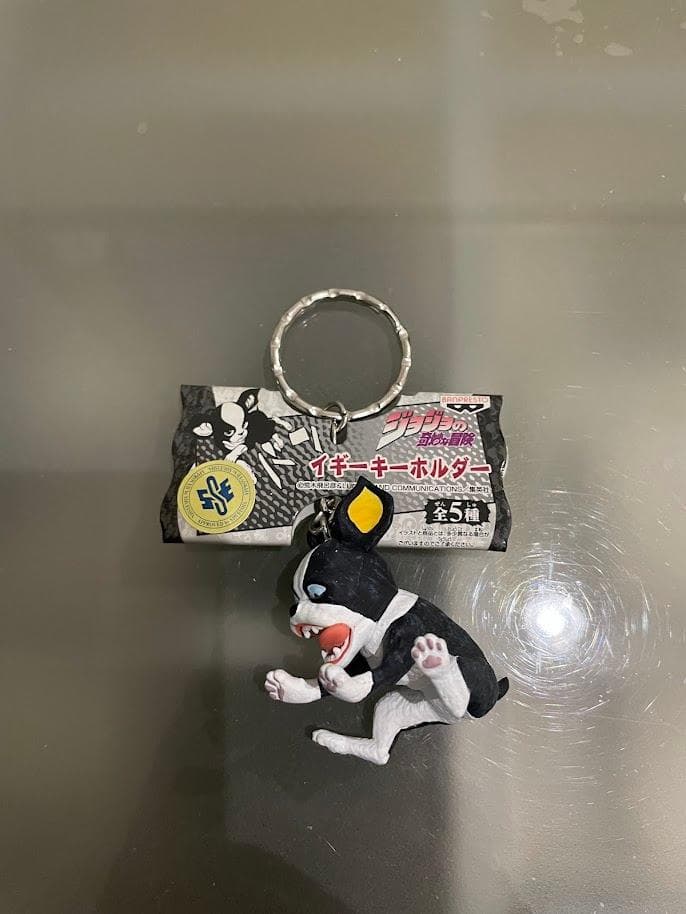 新品 ジョジョの奇妙な冒険　イギー　キーホルダー 全５種　セット