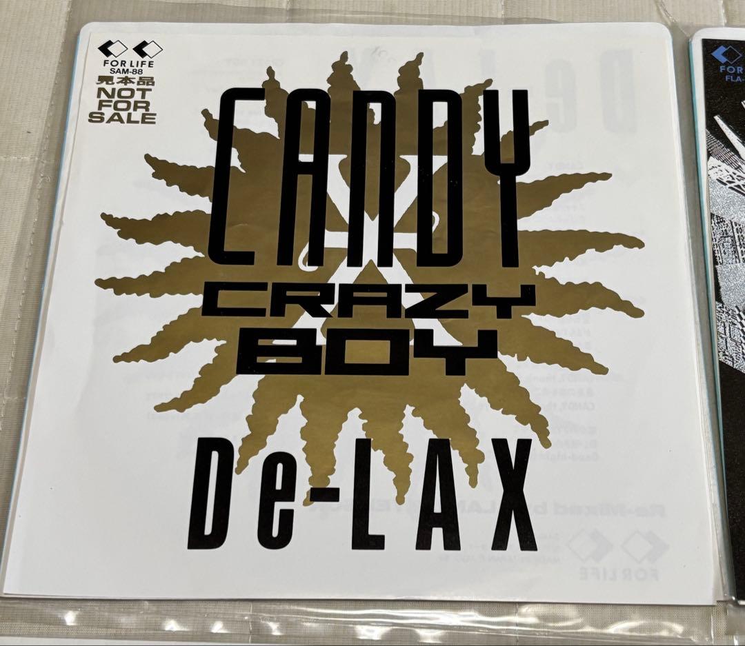 「De-LAX」7インチシングル レコード4枚セット（見本盤）