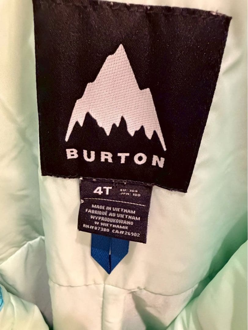 Burton（バートン）スノーボードウェア 子ども用 size 97-107