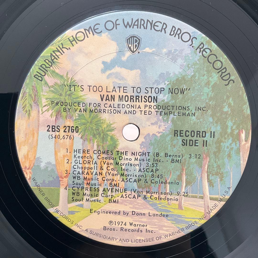 ヴァンモリソン2枚組US盤レコード 1973年ライブ