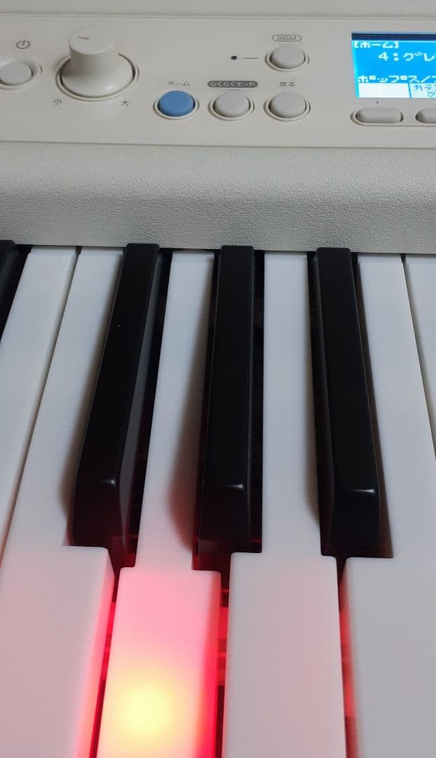 中古 CASIO Casiotone LK-520 光ナビゲーションキーボード