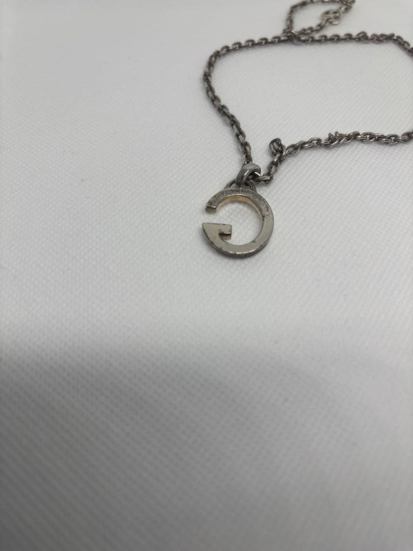 GUCCI グッチ Gロゴ ネックレス シルバーメンズ レディース