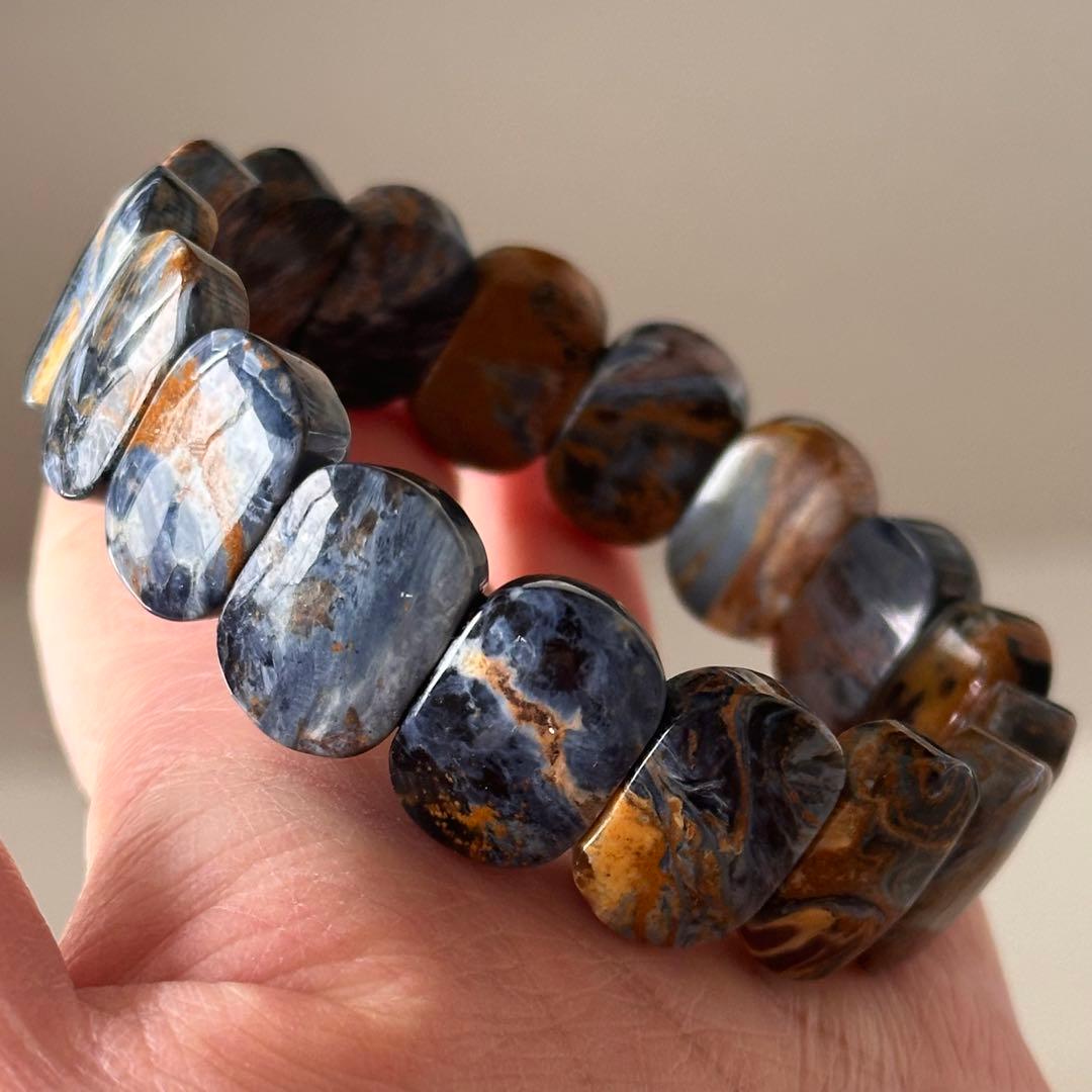 高品質 最高級 希少 ブルーピーターサイト バングル 18mm 19cm 上質