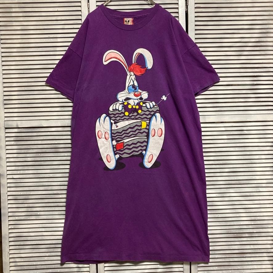 k*5様 CBCW キャラ Tシャツ USA製 90s ディズニー ロジャーラビ