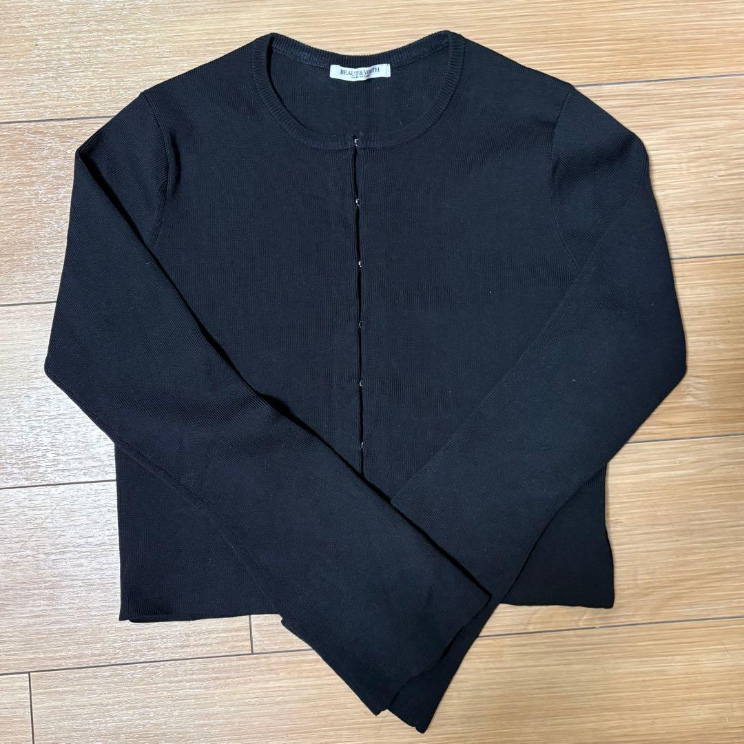 【美品/最終値下げ】BEAUTY&YOUTH クロップドホックカーディガン