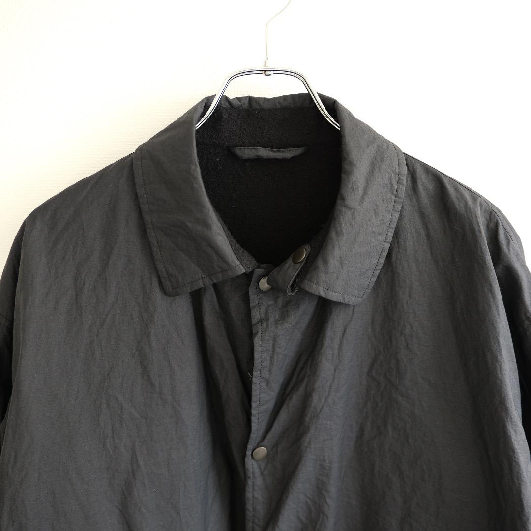 即完品 COMOLI 23AW コットンナイロンコーチジャケット 黒 3 コモリ