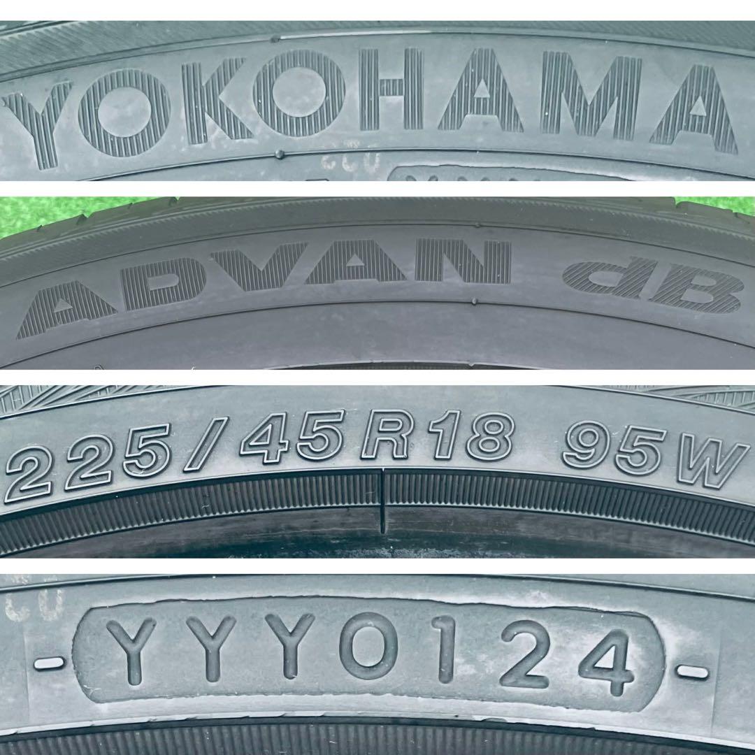 225/45 R18 YOKOHAMA ADVAN dB V552 ４本