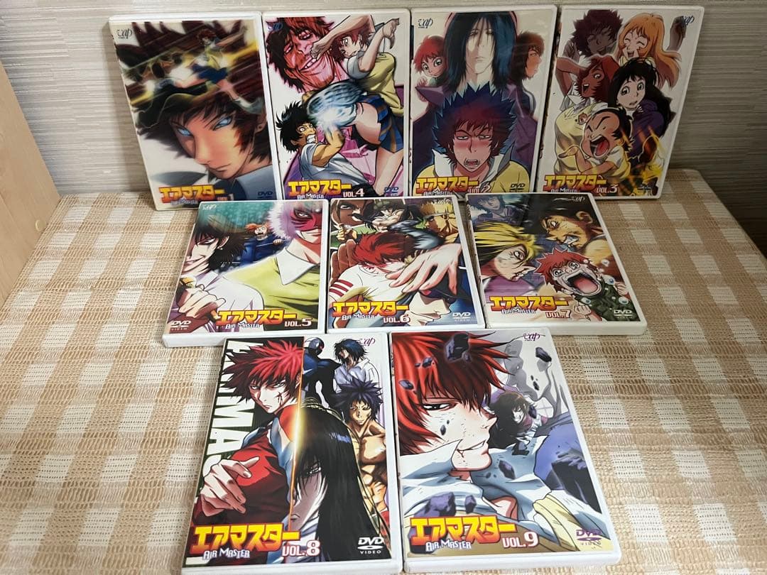 エアマスター 初回全9巻セット DVD セル版