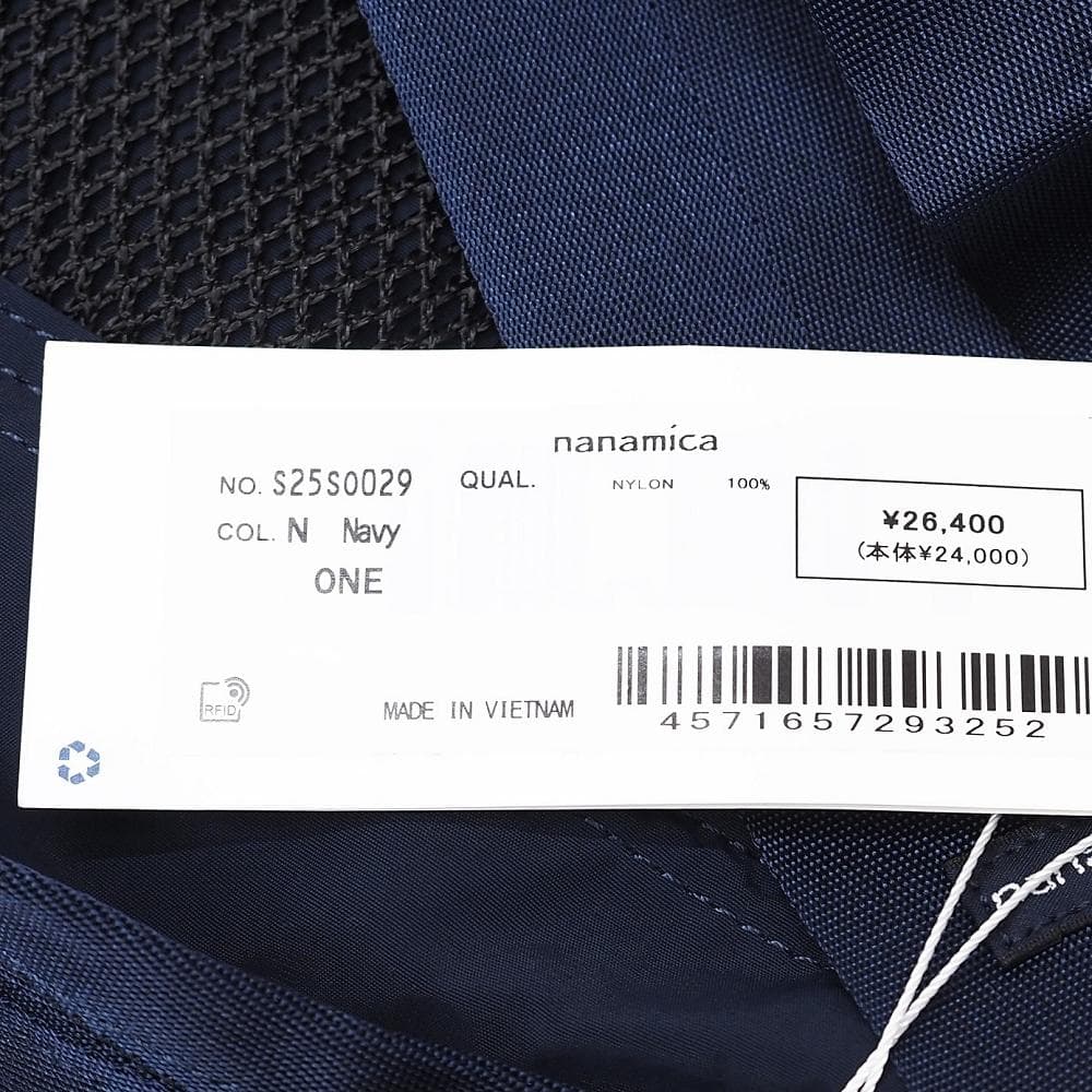 J06468 新品 25SS nanamica ダッフルバッグ ネイビー