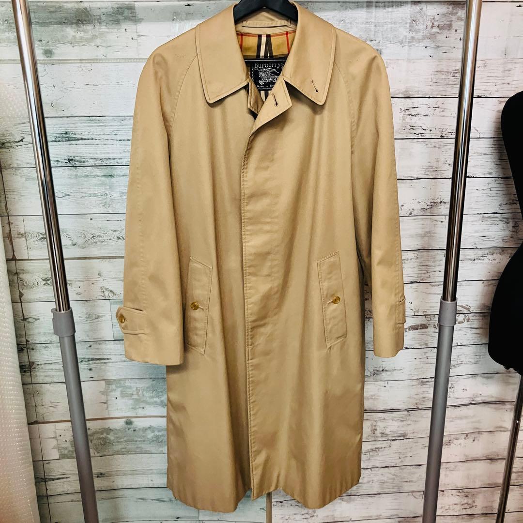 Burberry ステンカラーコート　ノヴァチェック　※やや汚れ等あり