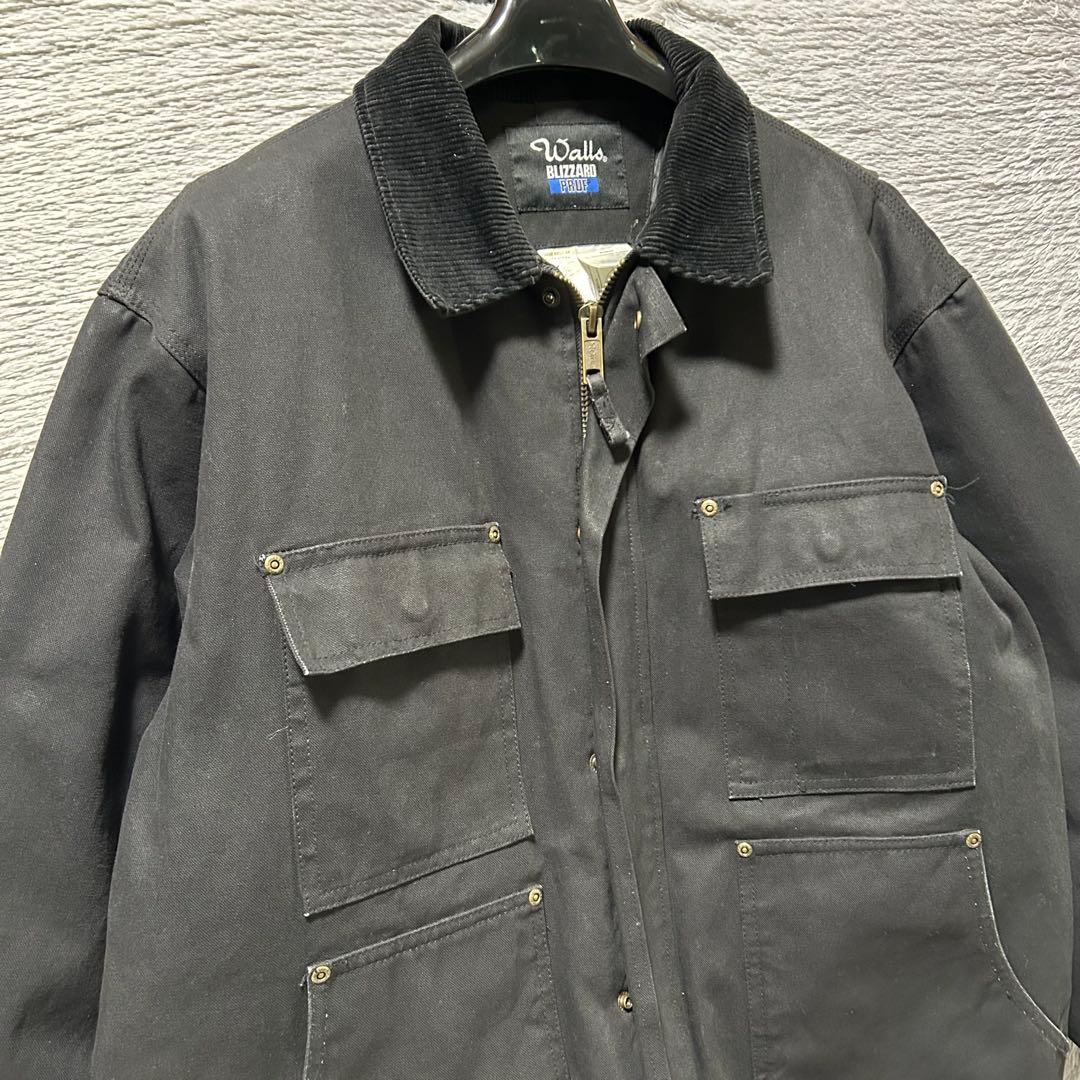 Walls ウォールズ　ダックジャケット　ワークジャケット　XL ブラック