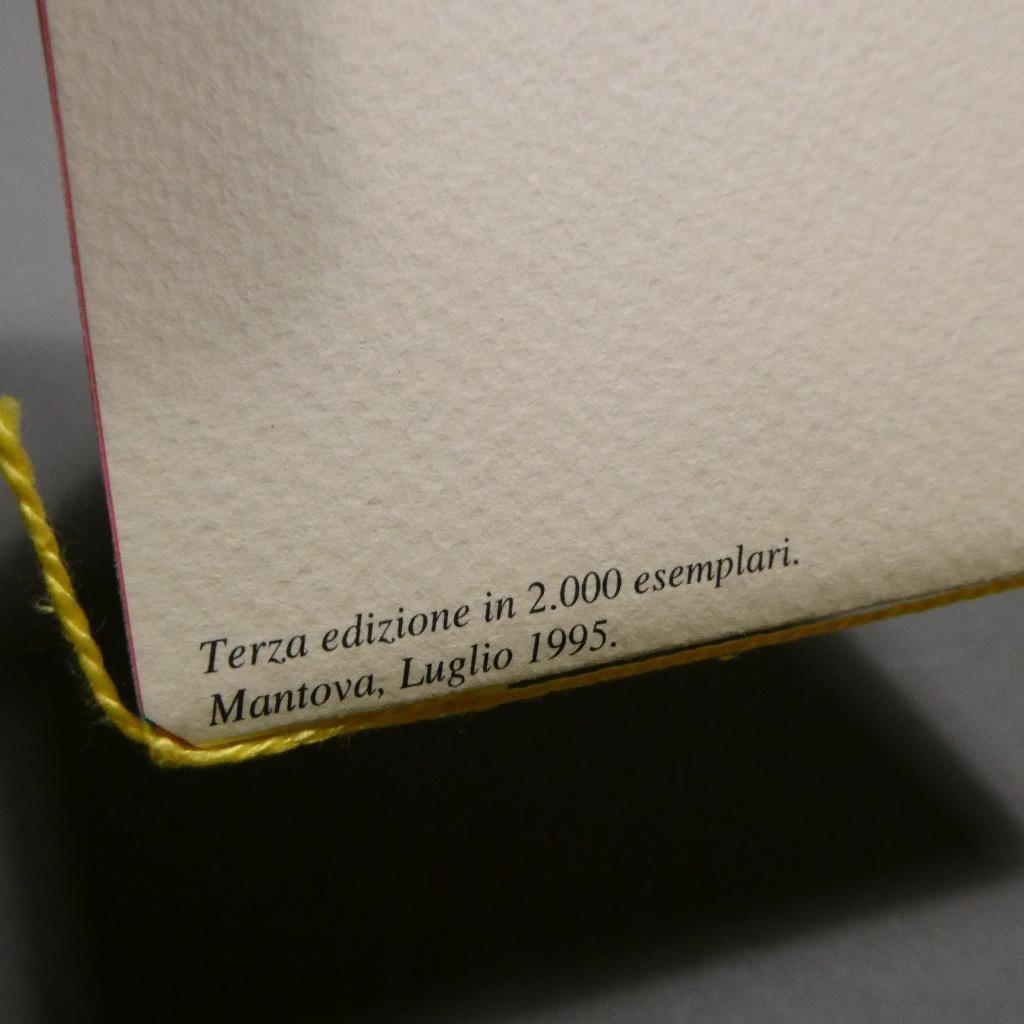ブルーノ・ムナーリ 読めない本 MN1 1995年版 限定2000 アートブック