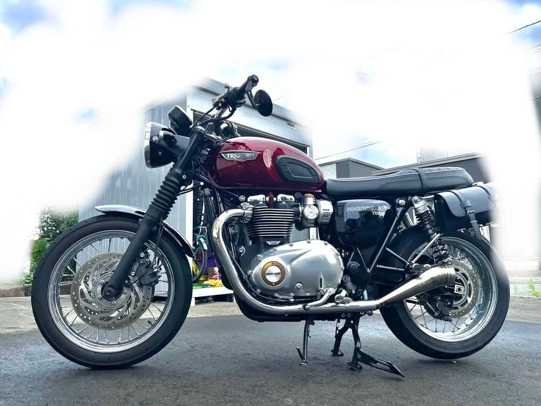MOTONE ODIN ボンネビル T100/T120マフラー
