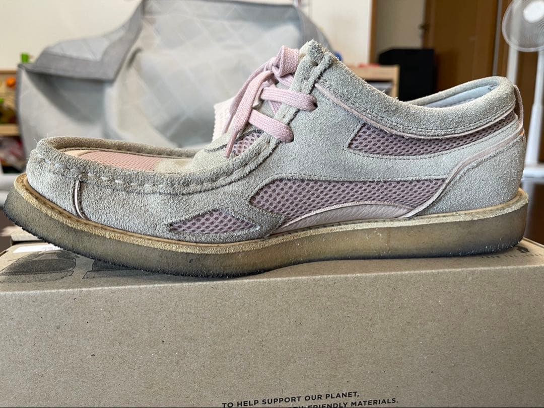 UNION TOKYO x CLARKS ワラビー ピンク 27.5