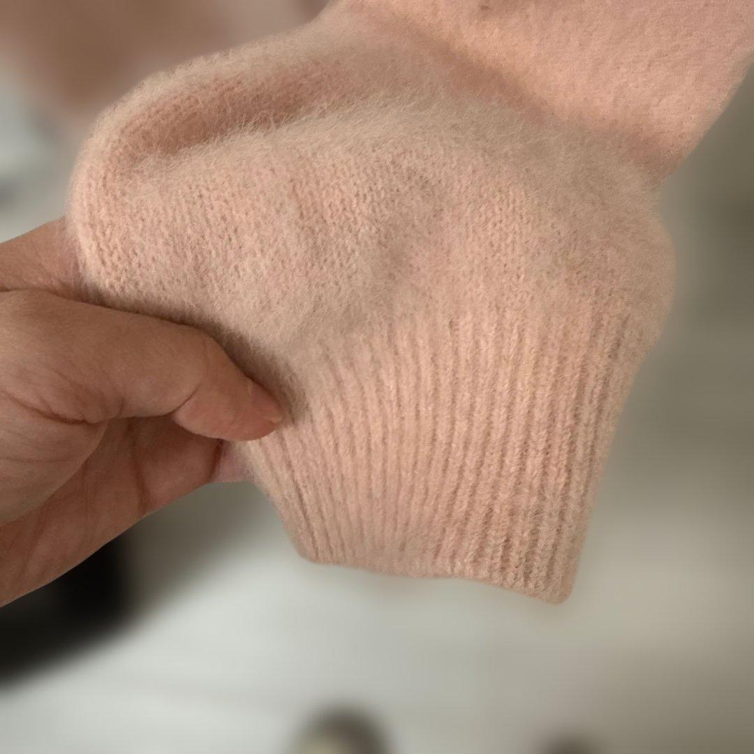 り*5様 オメカシ　omekashi ファーカシミヤ2WAYカーディガン　ニット