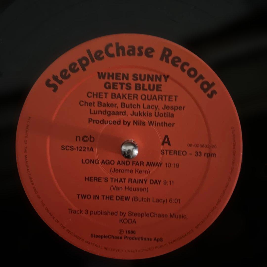 洋楽 Chet Baker Quartet -When Sunny Gets Blue