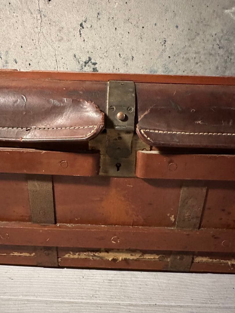 カ*ニ様 希少　大日本帝国　旧日本軍　軍隊　行李　ケース　当時物　獣督行李