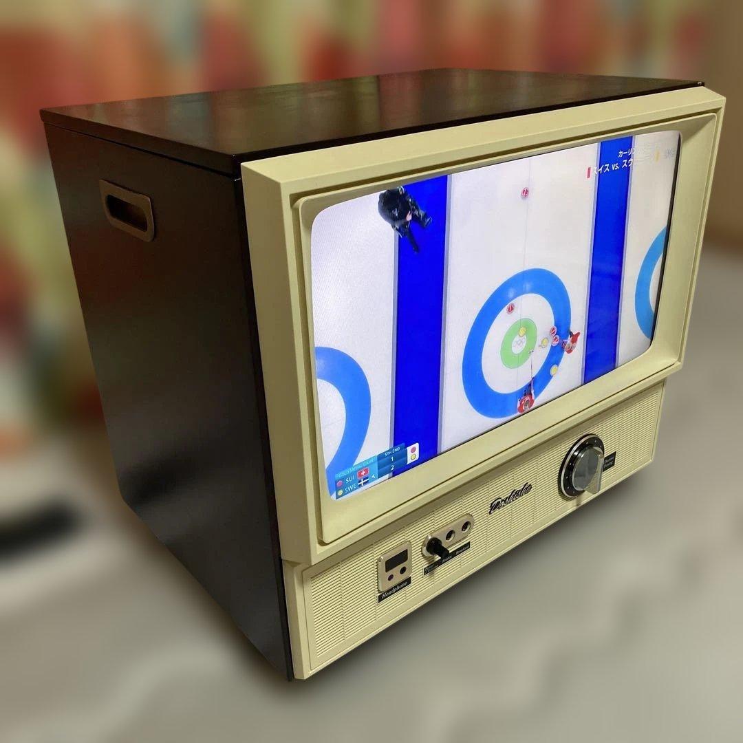 ドウシシャ　レトロ　液晶テレビ　VT203-BR