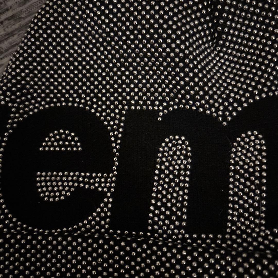 Supreme ニット帽 ブラック/ホワイト