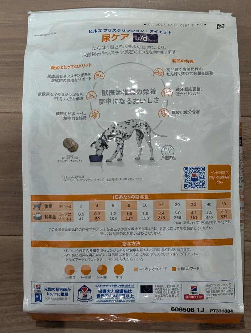 Hill's u/d 療法食 3kg ドックフード