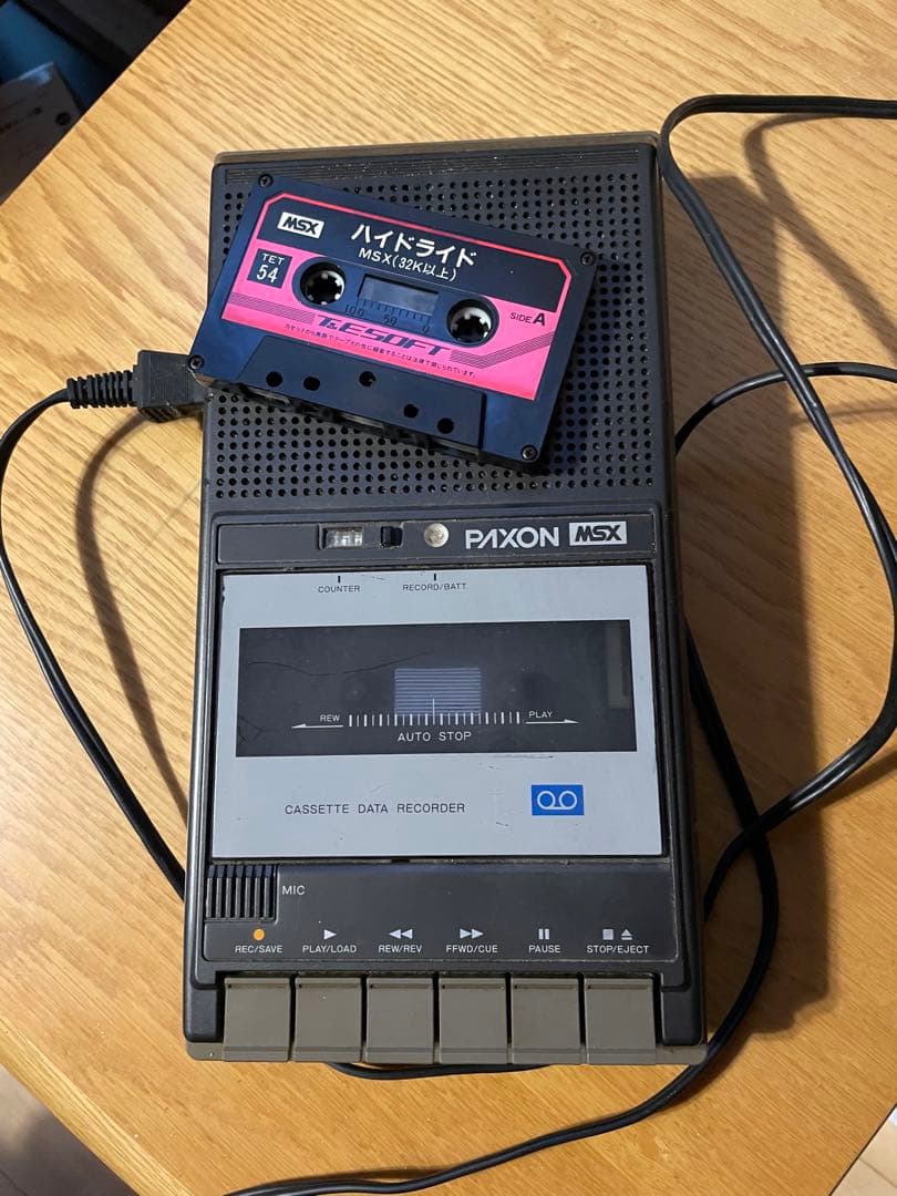 MSX内蔵のブラウン管テレビ。 ジャンク品