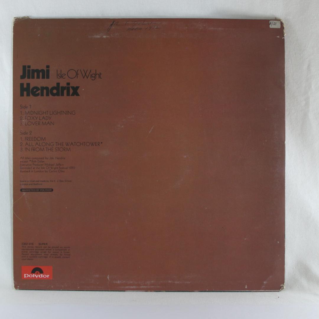 英LP Jimi Hendrix Isle Of Wight UKオリジナル