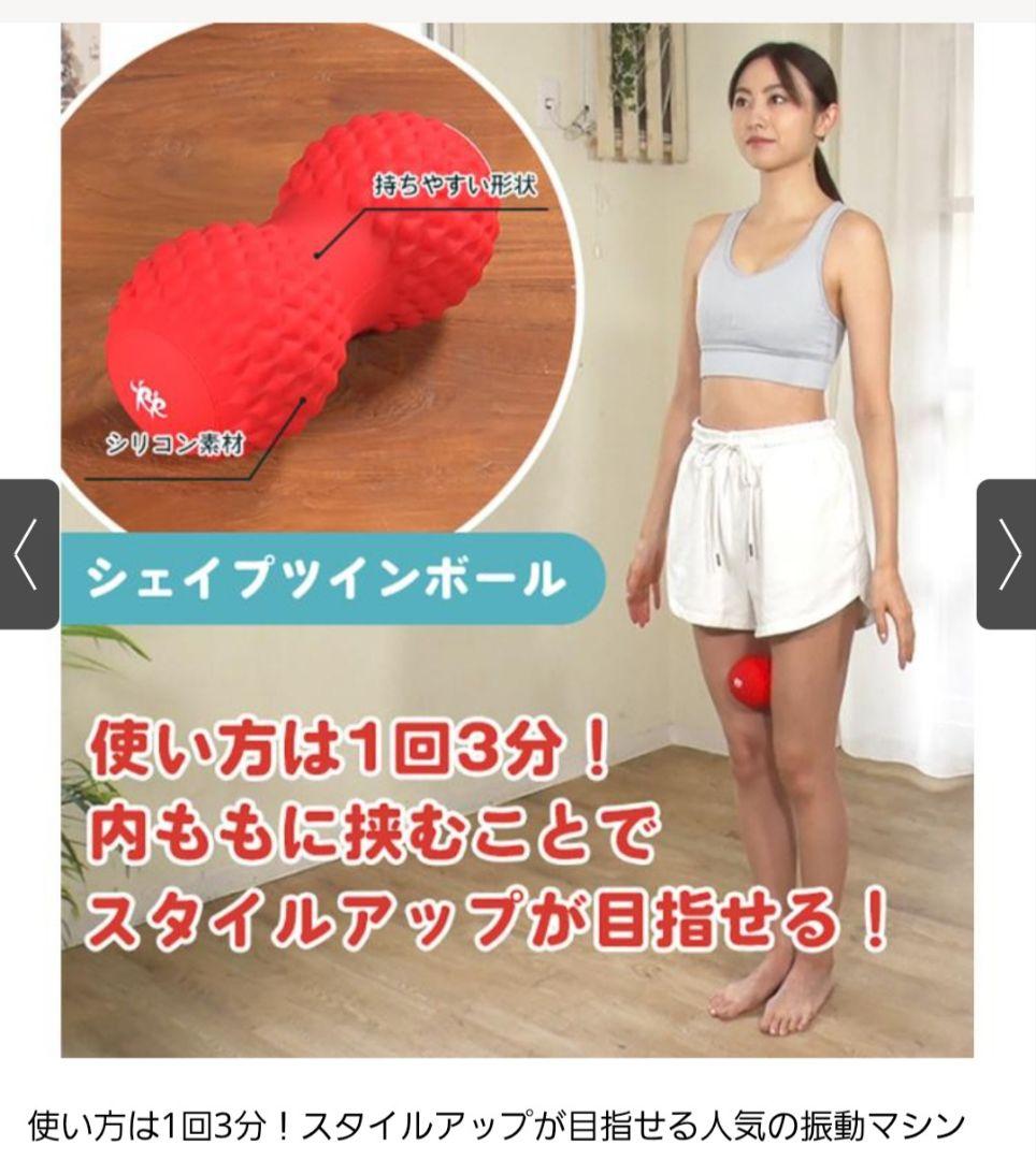 シェイプツインボール　振動マシン（5段階調整）東急スポーツオアシス OASIS