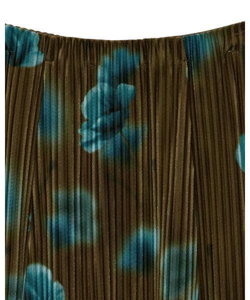 AMERI MILA VELOUR CUT SKIRT アメリ ロングスカート