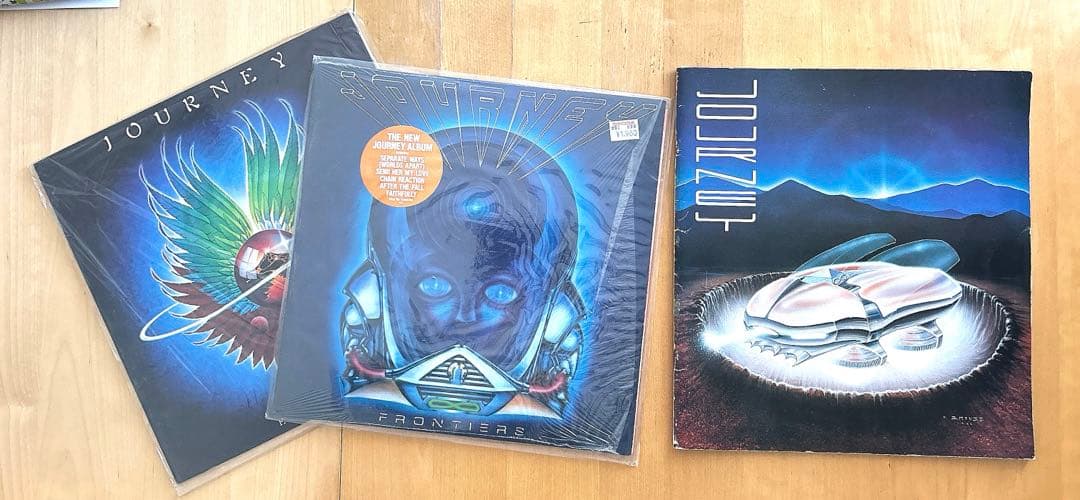 ［アナログL Pレコード］JOURNEY 2枚& 1982年ライブツアーパンフ