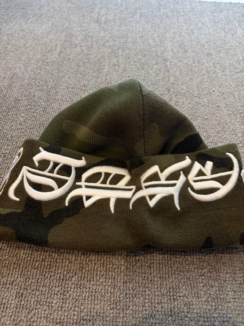 帽子 Supreme New Era Blackletter Beanie \"Camo