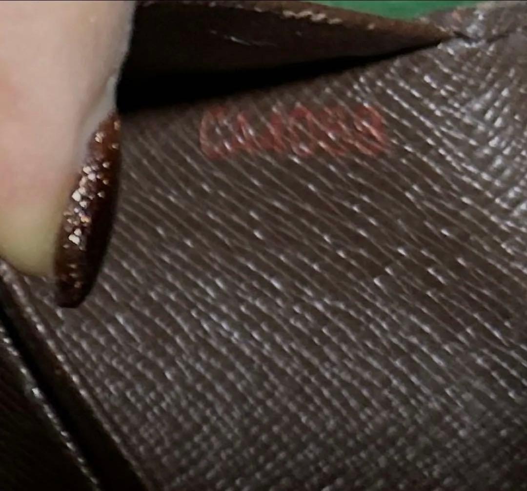 美品❤️Louis Vuitton ダミエ 二つ折り財布　ブランド箱＆袋付き
