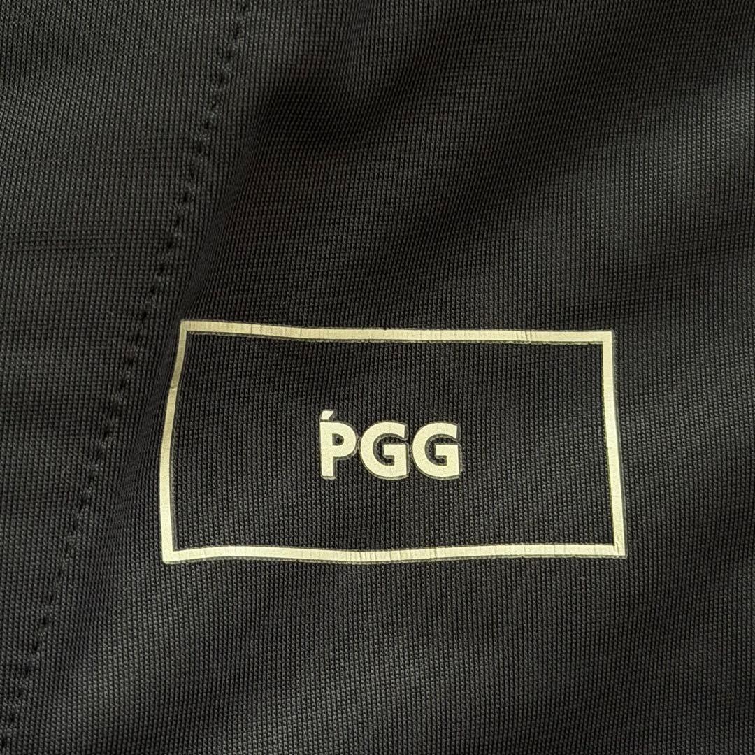 PGG　パーリーゲイツ　ジップパーカー　ネイビー　袖ライン　ゴルフウェア　M