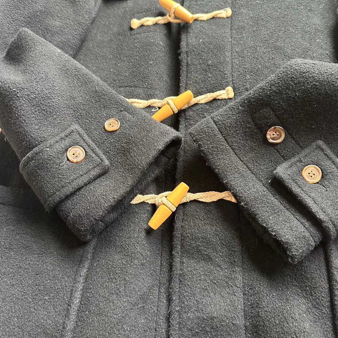美品☆グローバーオール/ダッフルコート/MEN'S BIGI/ブラック/英国製