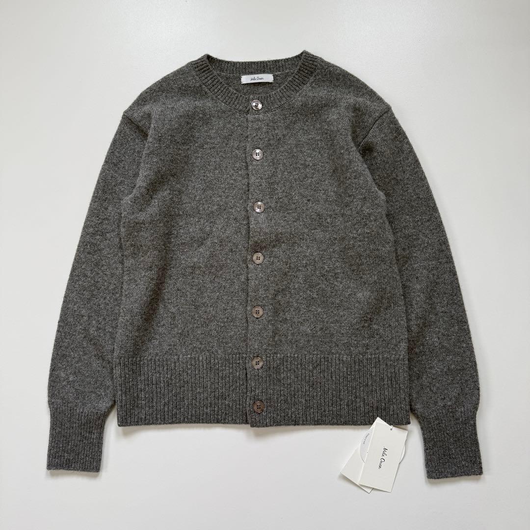 新品✨24AW ミラオーウェン ミドルゲージアンサンブルカーデ グレー系