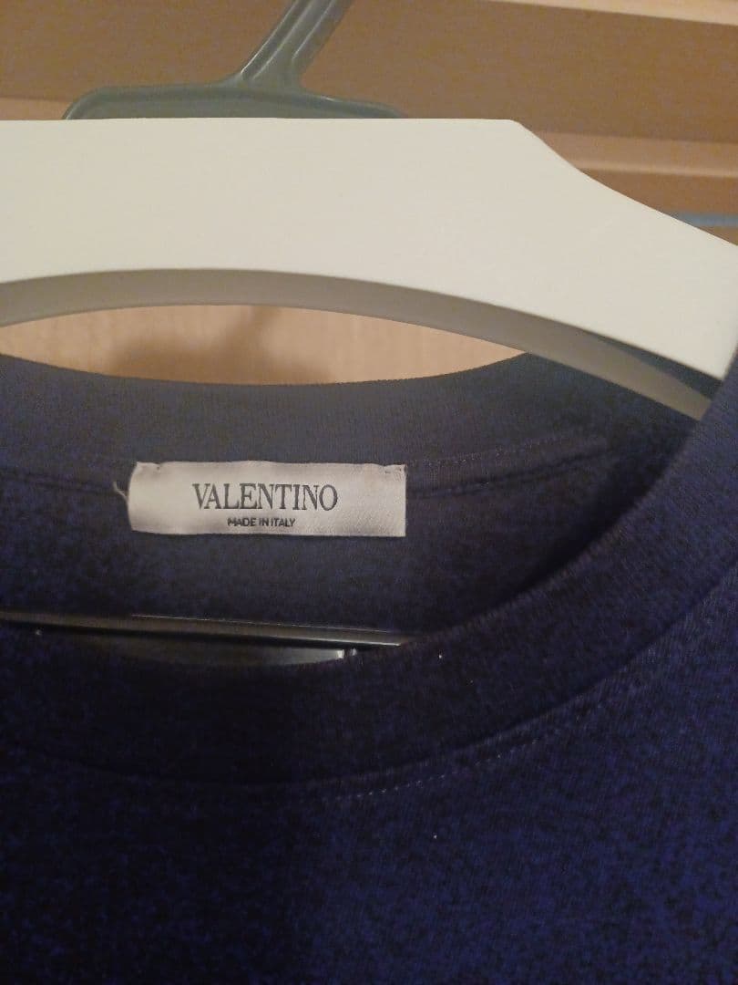 VALENTINO ロゴ入り クルーネック 半袖Ｔシャツ ブラック