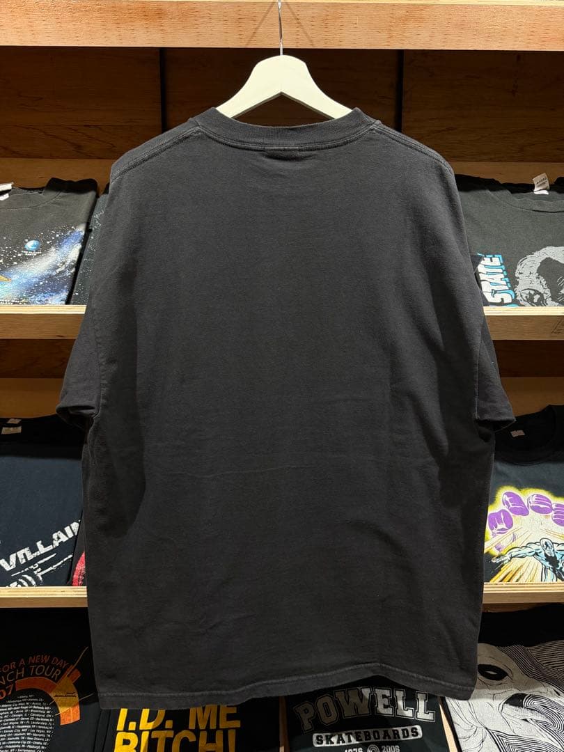 00s IBM 企業Tシャツ Hanes BEEFY XL フェード ブラック