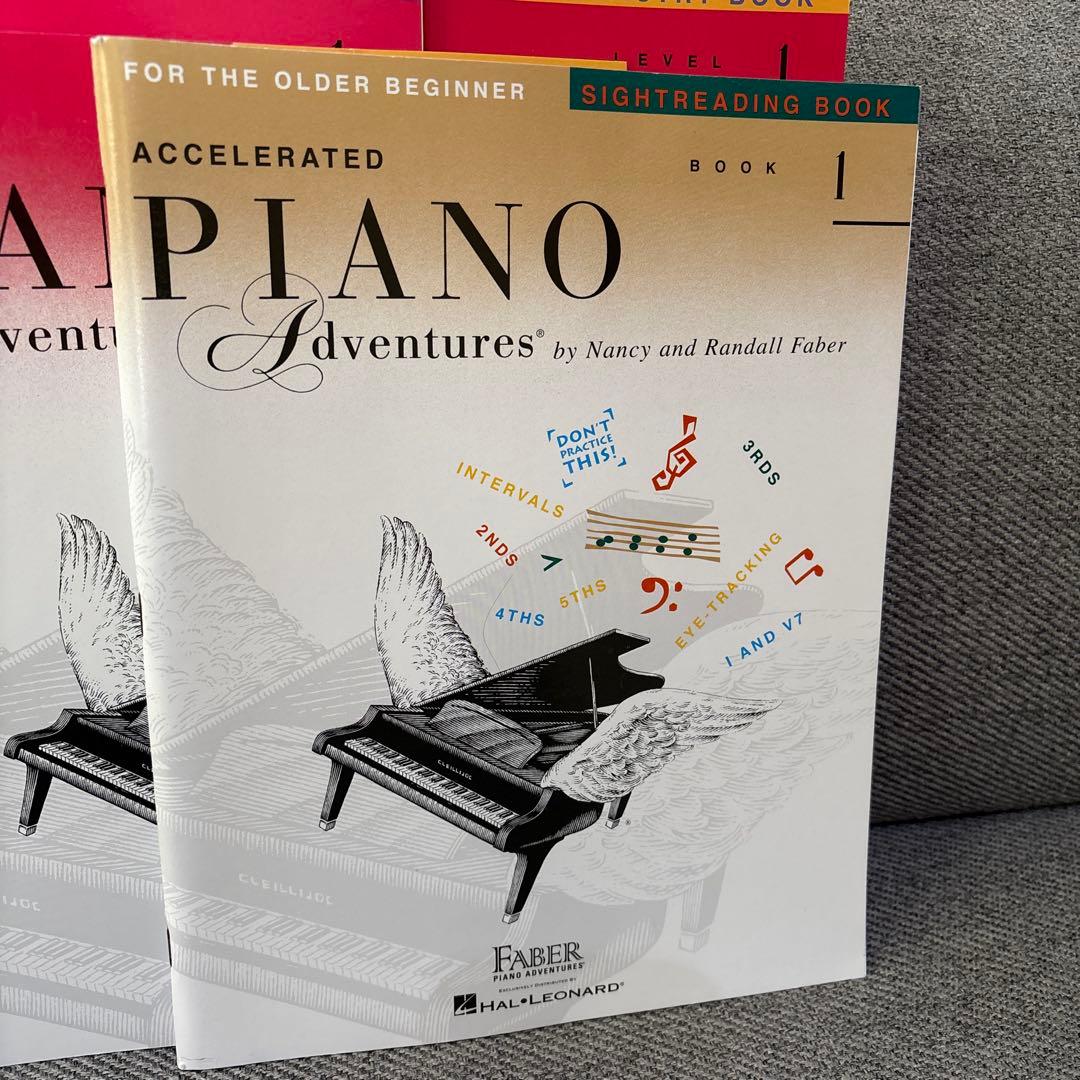 Piano Adventures ピアノ・アドヴェンチャーシリーズ　教本　7冊