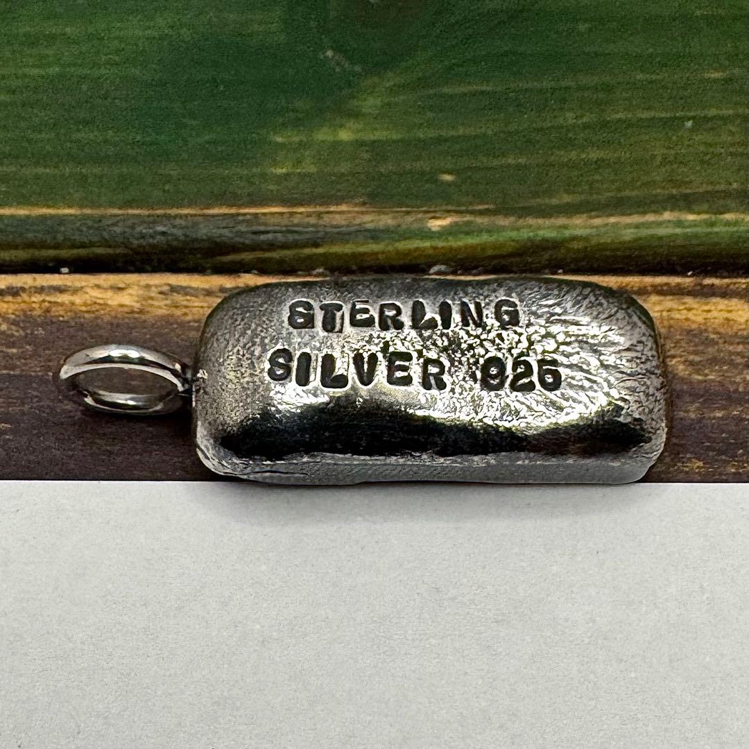 n*ぽ様 銀原価スタート【銀塊】一点物インゴット　SILVER 925刻印 23