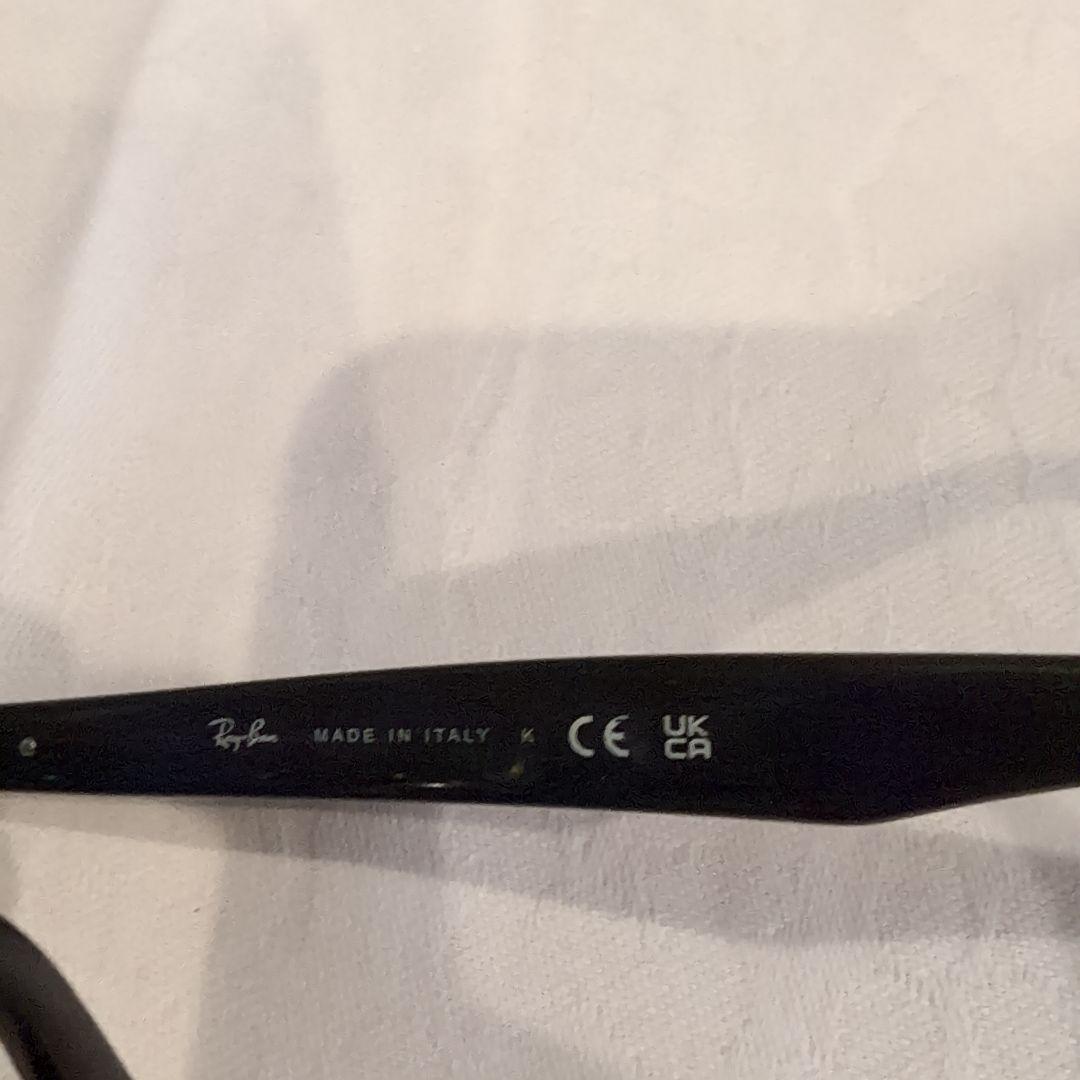 RAYBAN ブラックフレーム ブルーレンズ サングラス