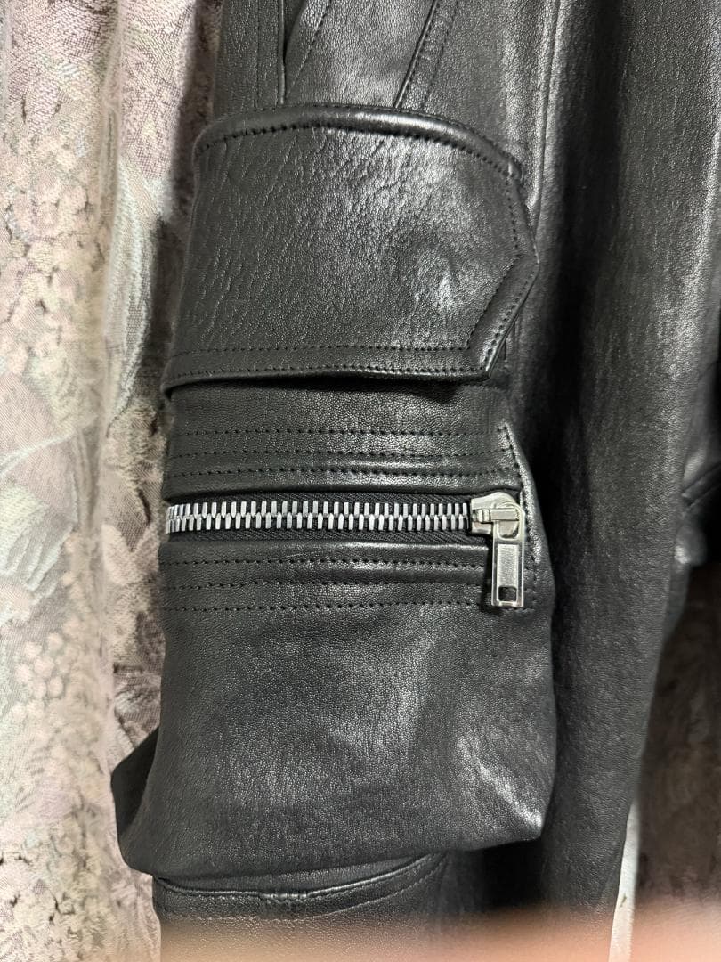 k*a様 Rick Owens 2025 F/W期 ガスマスク レザーパンツ