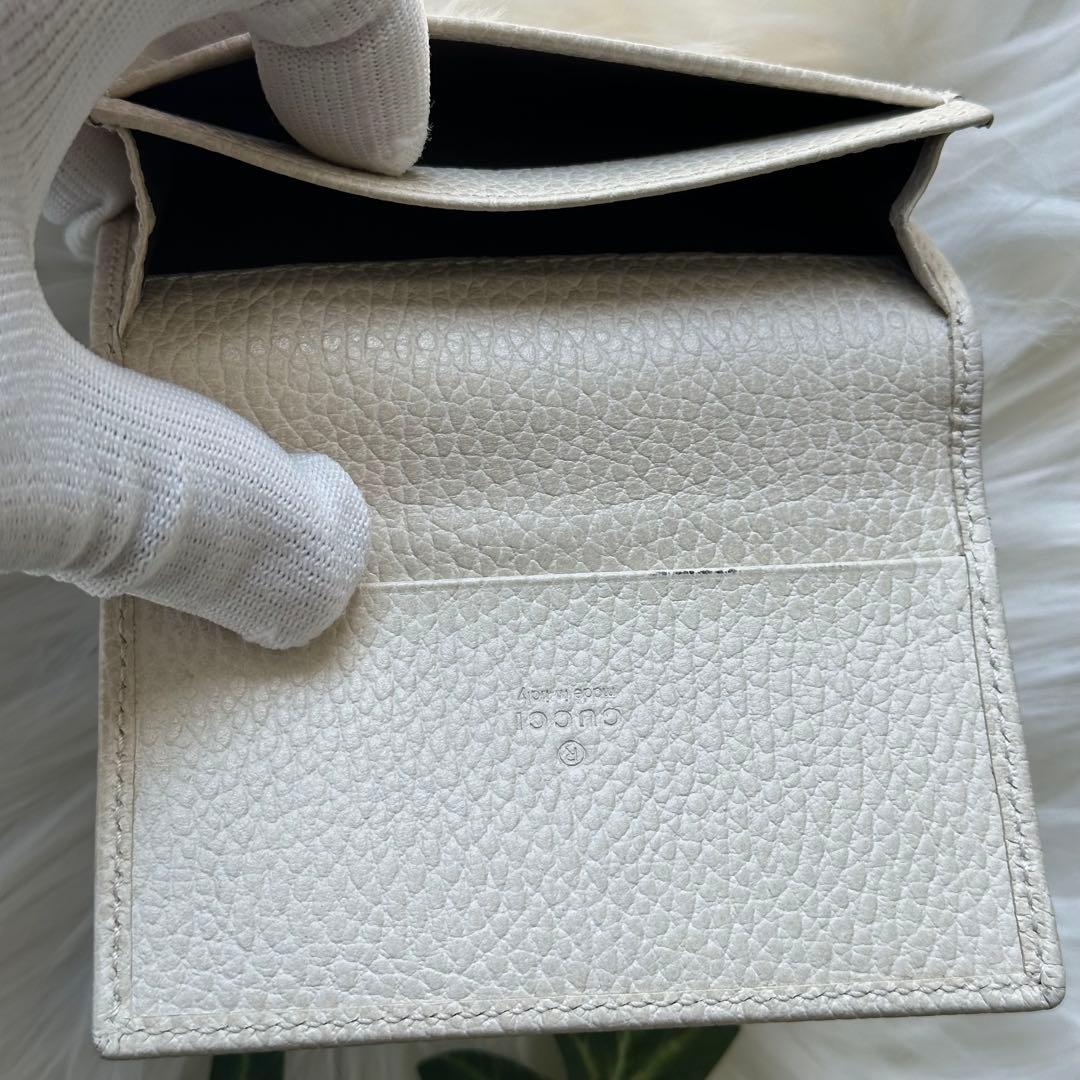 SUZU  GUCCI カードケース 財布 GG マーモントベージュ