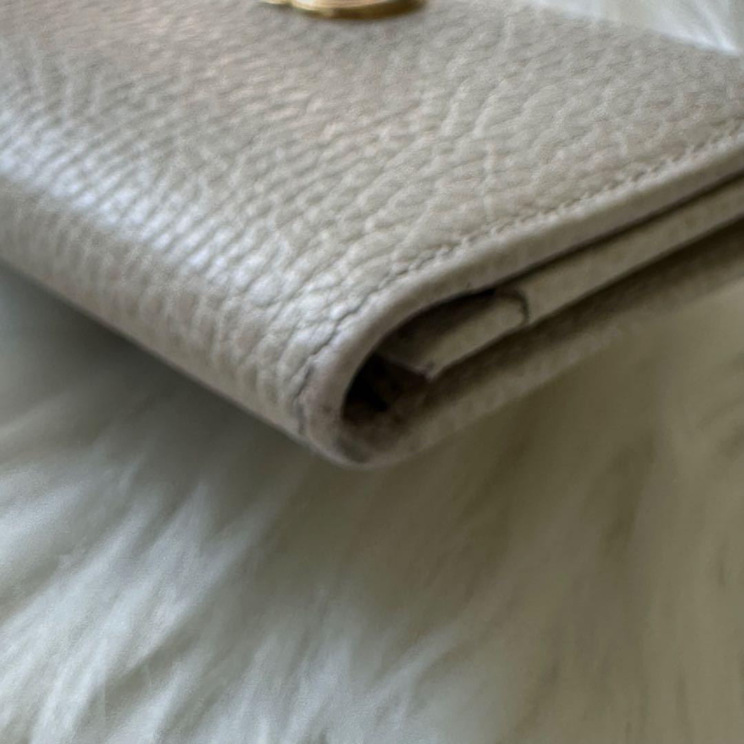 SUZU  GUCCI カードケース 財布 GG マーモントベージュ