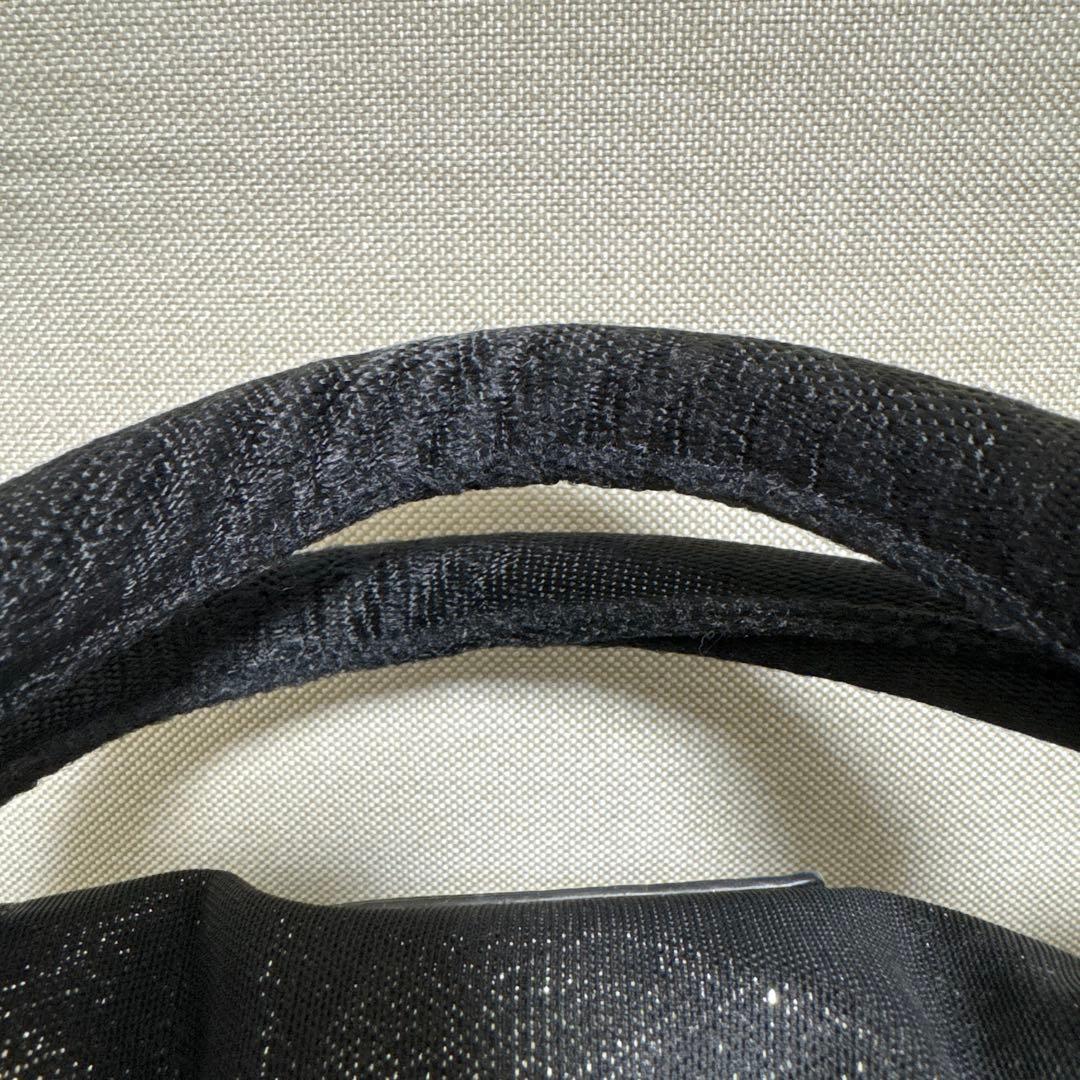 【DIESEL】 ボストンバッグ ＊ 黒ラメ牛革＊激レア