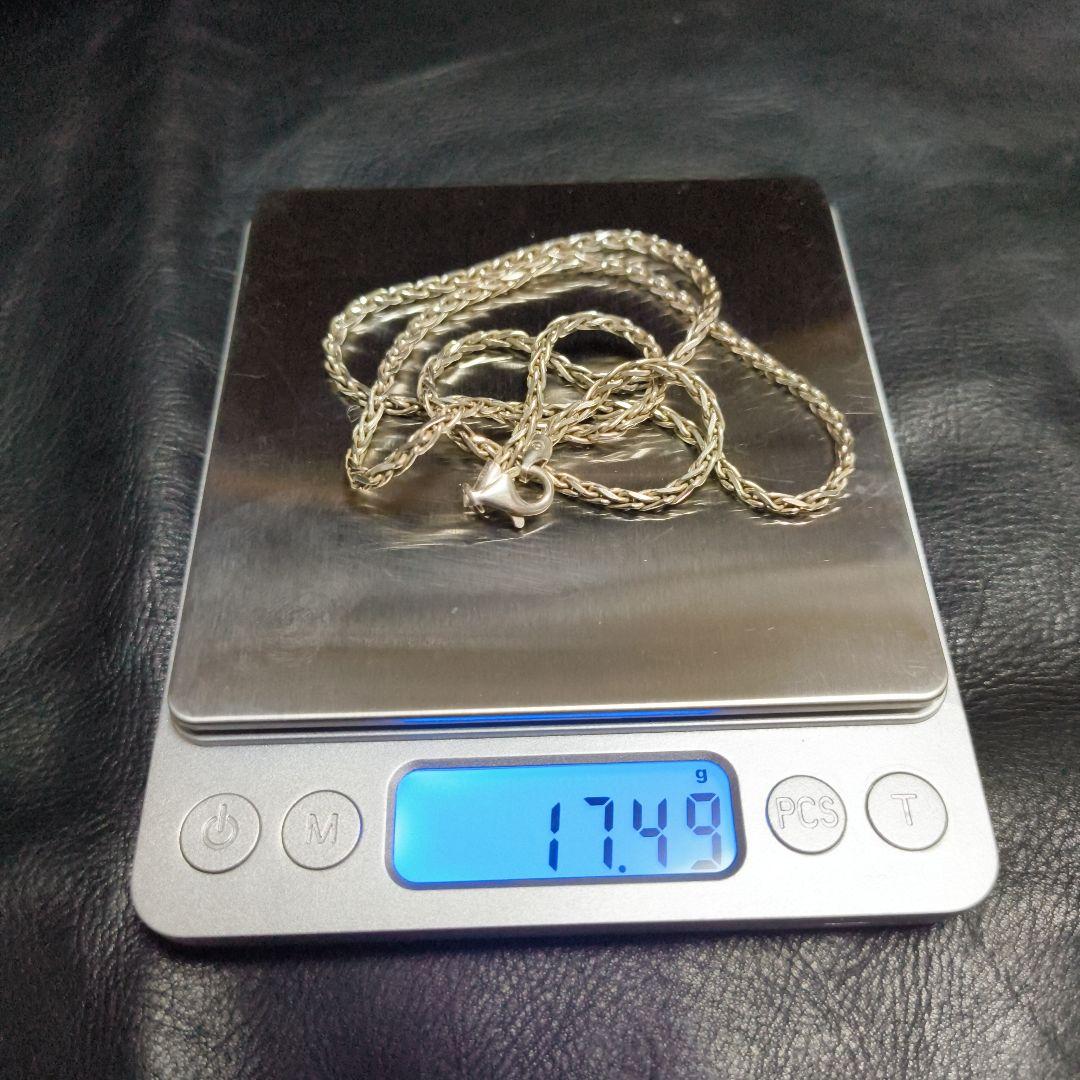 シルバー925 チェーンネックレス 約60cm 17.4g